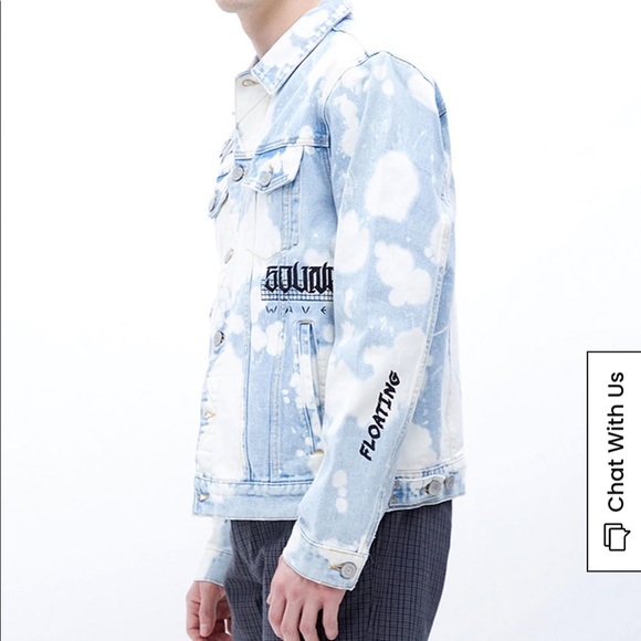 PacSun Men’s NWT Bleach Denim Jacket - Picture 5 of 6